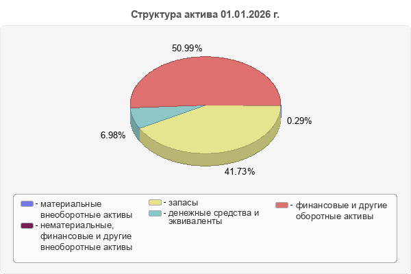 Структура актива 01.01.2026 г.