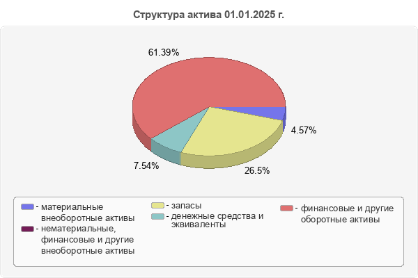 Структура актива 01.01.2025 г.