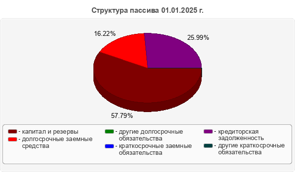 Структура пассива 01.01.2025 г.