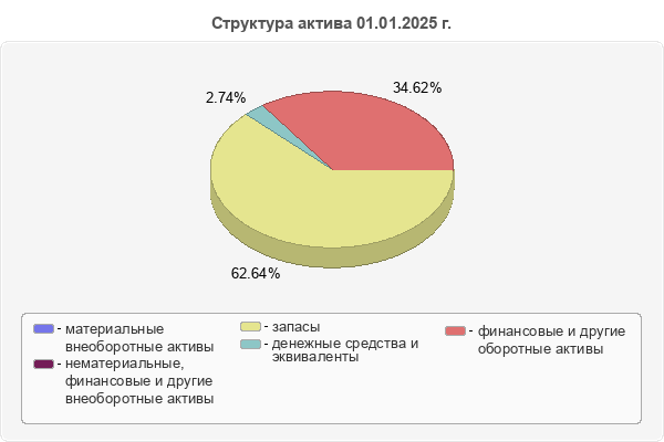 Структура актива 01.01.2025 г.