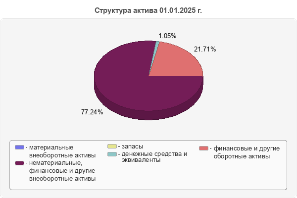 Структура актива 01.01.2025 г.