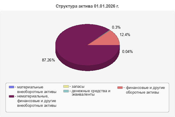 Структура актива 01.01.2026 г.