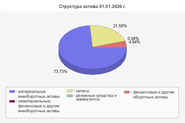 Структура актива 01.01.2026 г.