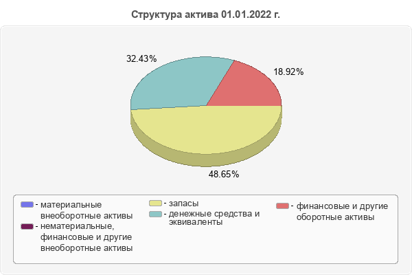 Структура актива 01.01.2022 г.