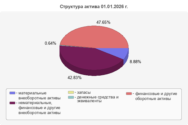 Структура актива 01.01.2026 г.