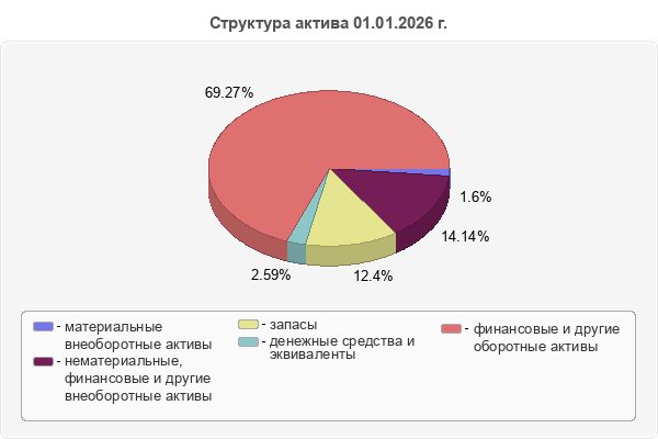 Структура актива 01.01.2026 г.