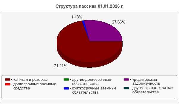 Структура пассива 01.01.2026 г.