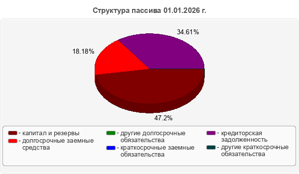 Структура пассива 01.01.2026 г.