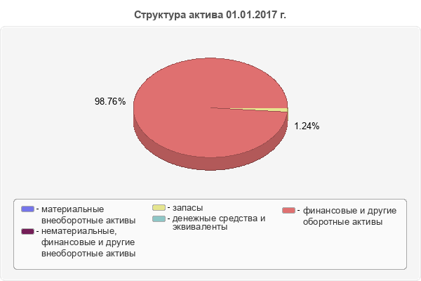 Структура актива 01.01.2017 г.