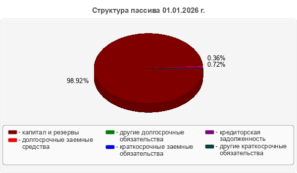 Структура пассива 01.01.2026 г.
