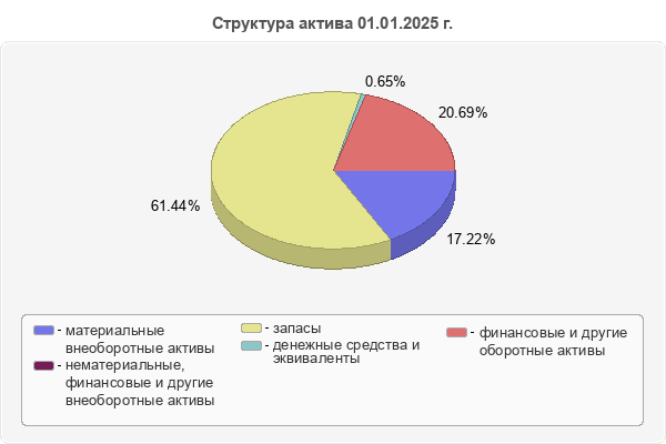 Структура актива 01.01.2025 г.