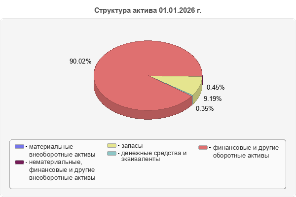 Структура актива 01.01.2026 г.