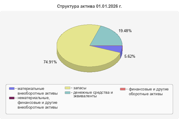 Структура актива 01.01.2026 г.