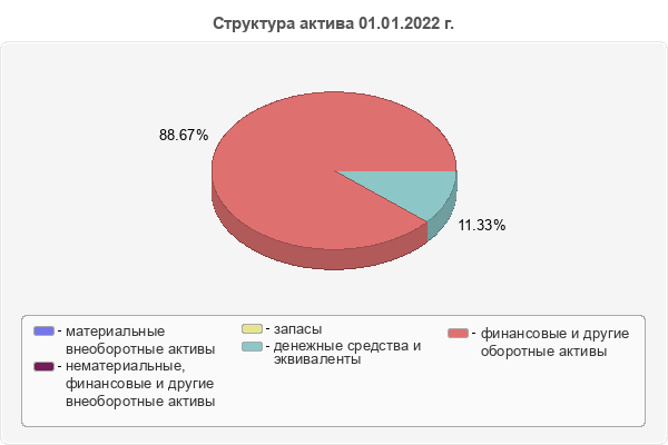 Структура актива 01.01.2022 г.