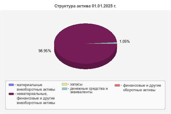 Структура актива 01.01.2025 г.