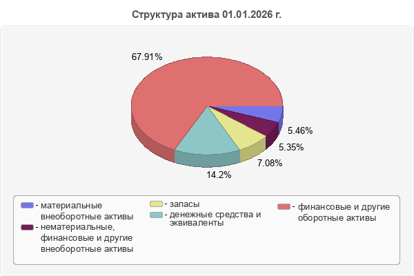 Структура актива 01.01.2026 г.