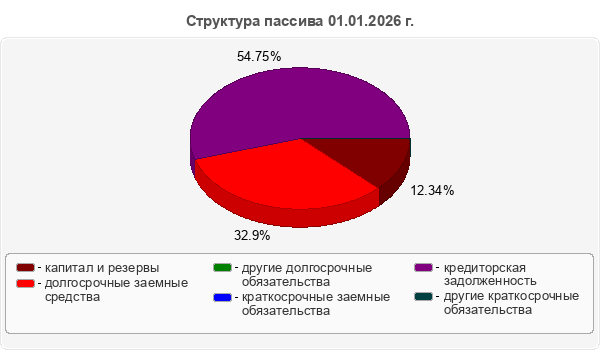 Структура пассива 01.01.2026 г.