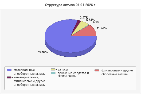 Структура актива 01.01.2026 г.