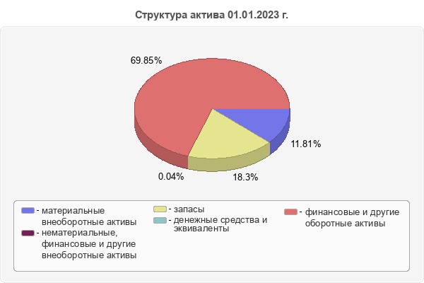 Структура актива 01.01.2023 г.
