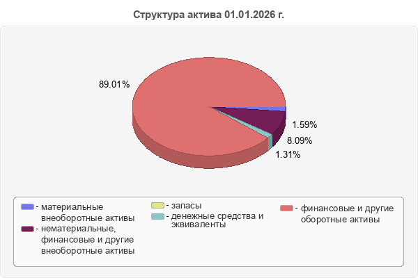 Структура актива 01.01.2026 г.