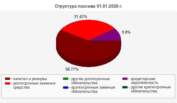 Структура пассива 01.01.2026 г.
