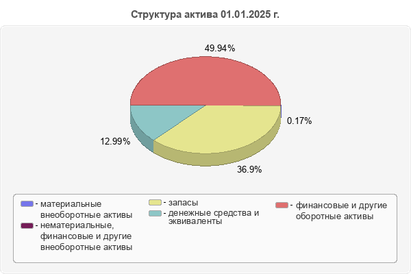 Структура актива 01.01.2025 г.