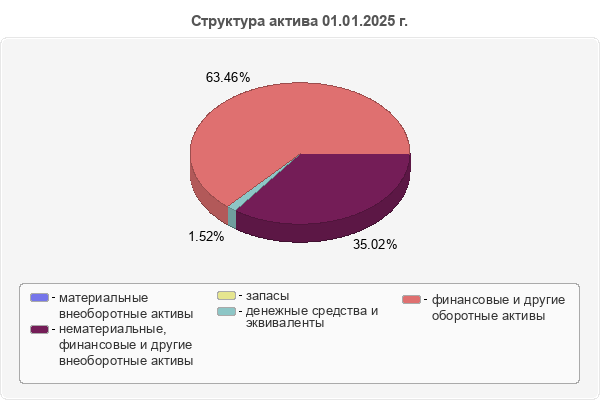 Структура актива 01.01.2025 г.