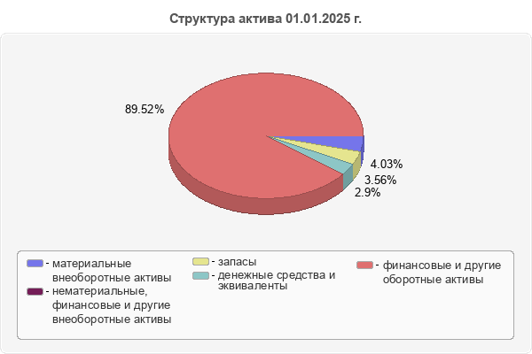 Структура актива 01.01.2025 г.