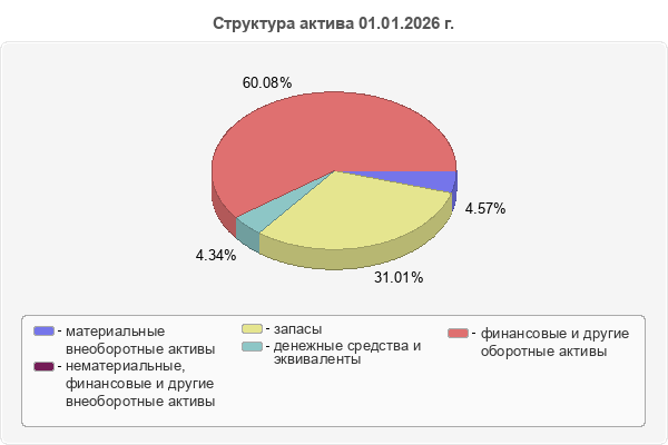 Структура актива 01.01.2026 г.