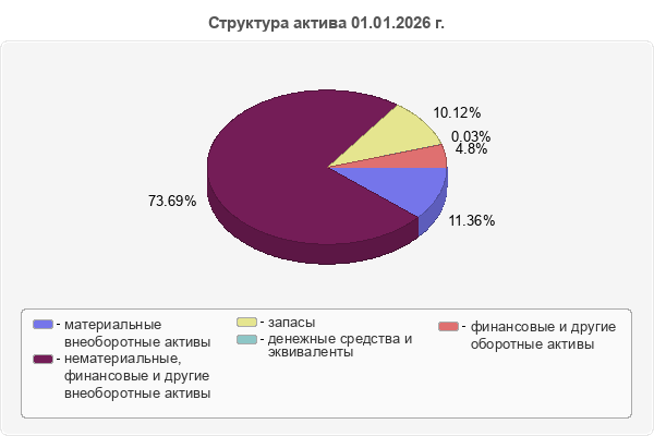 Структура актива 01.01.2026 г.