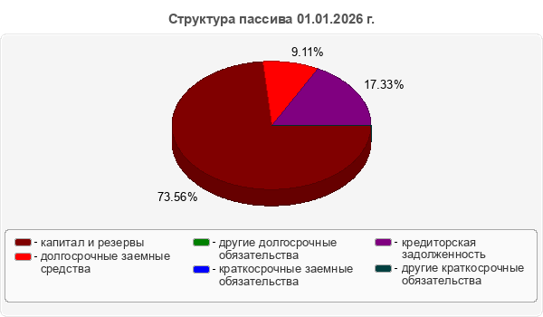 Структура пассива 01.01.2026 г.