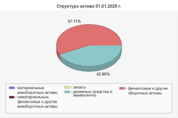 Структура актива 01.01.2025 г.