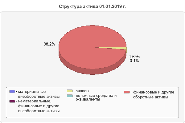 Структура актива 01.01.2019 г.
