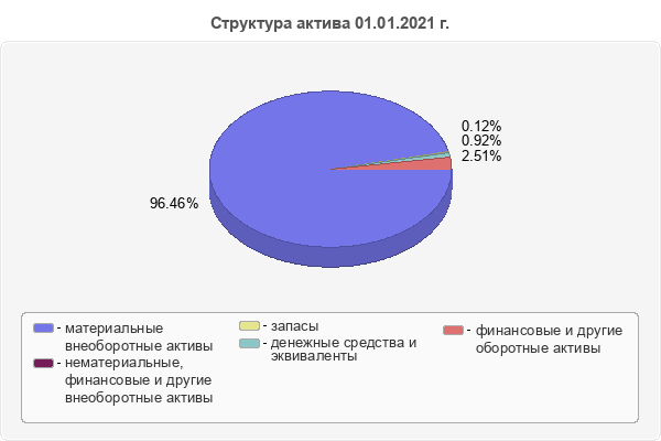 Структура актива 01.01.2021 г.