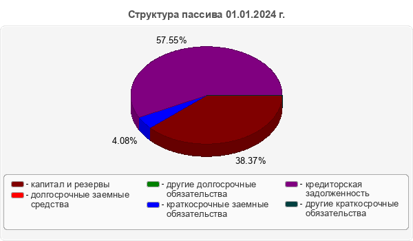 Структура пассива 01.01.2024 г.