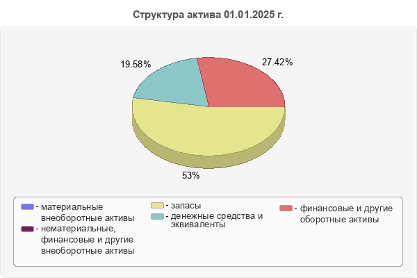 Структура актива 01.01.2025 г.