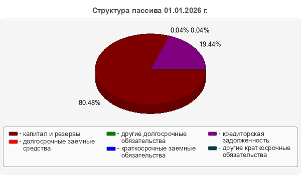 Структура пассива 01.01.2026 г.