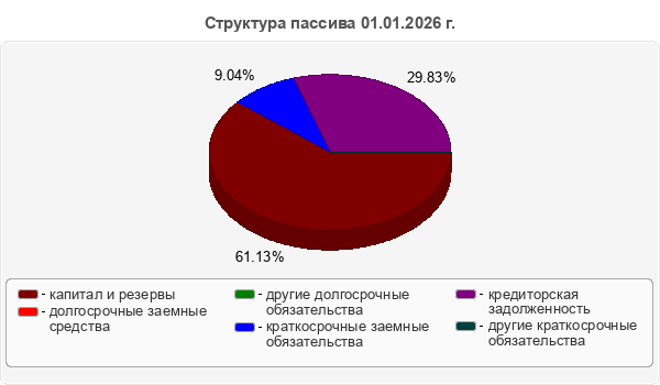 Структура пассива 01.01.2026 г.
