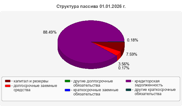 Структура пассива 01.01.2026 г.