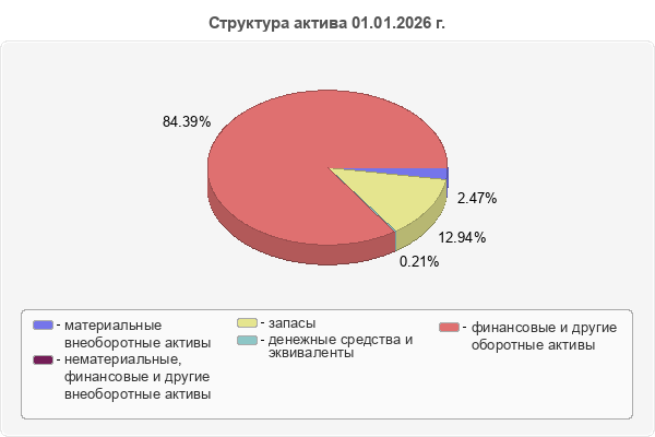 Структура актива 01.01.2026 г.