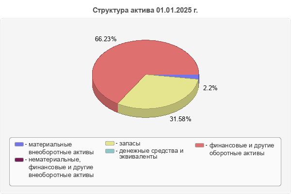 Структура актива 01.01.2025 г.