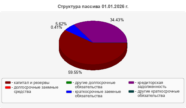 Структура пассива 01.01.2026 г.