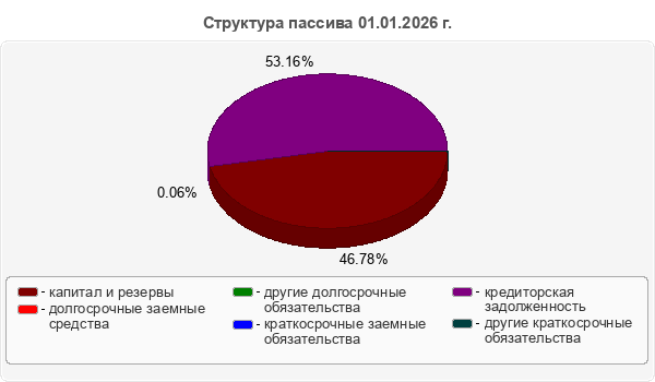 Структура пассива 01.01.2026 г.