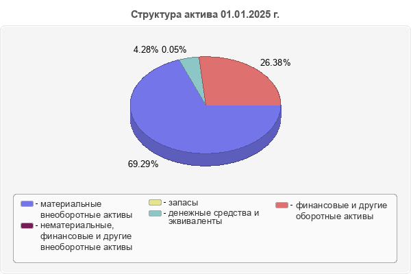 Структура актива 01.01.2025 г.