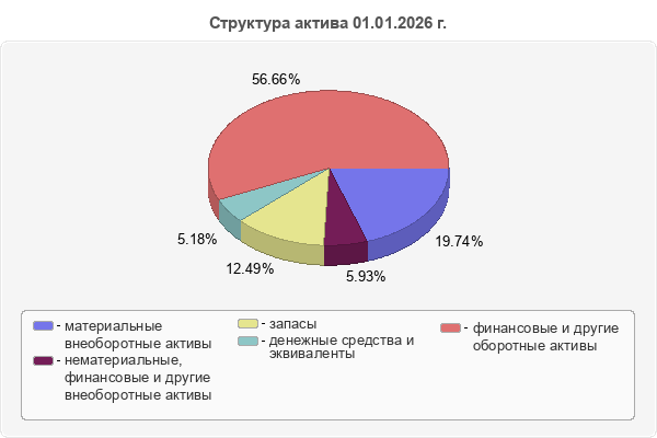 Структура актива 01.01.2026 г.