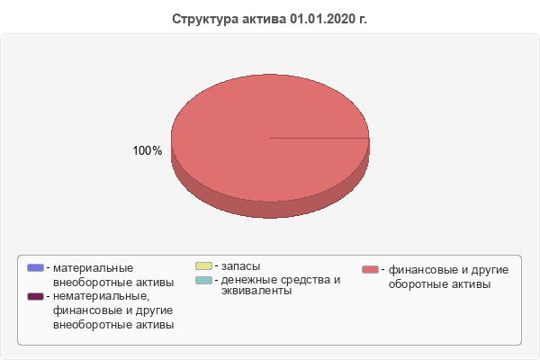Структура актива 01.01.2020 г.