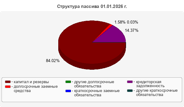 Структура пассива 01.01.2026 г.
