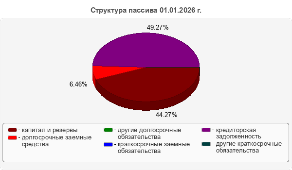Структура пассива 01.01.2026 г.