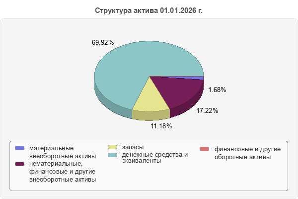 Структура актива 01.01.2026 г.