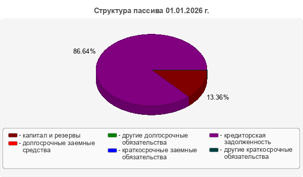 Структура пассива 01.01.2026 г.